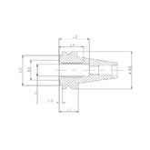 GP Extra Short Design  SK40A  SK50A  BT40A - Big-tools Industrial Supply Tools for Metal Cutting